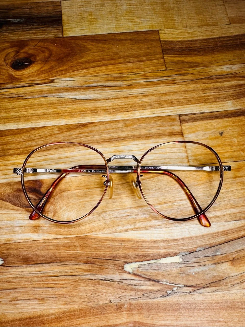 Polo Ralph Lauren Classic VI Copper Tortoise/Gold  Eyeglass FRAMES ONLY